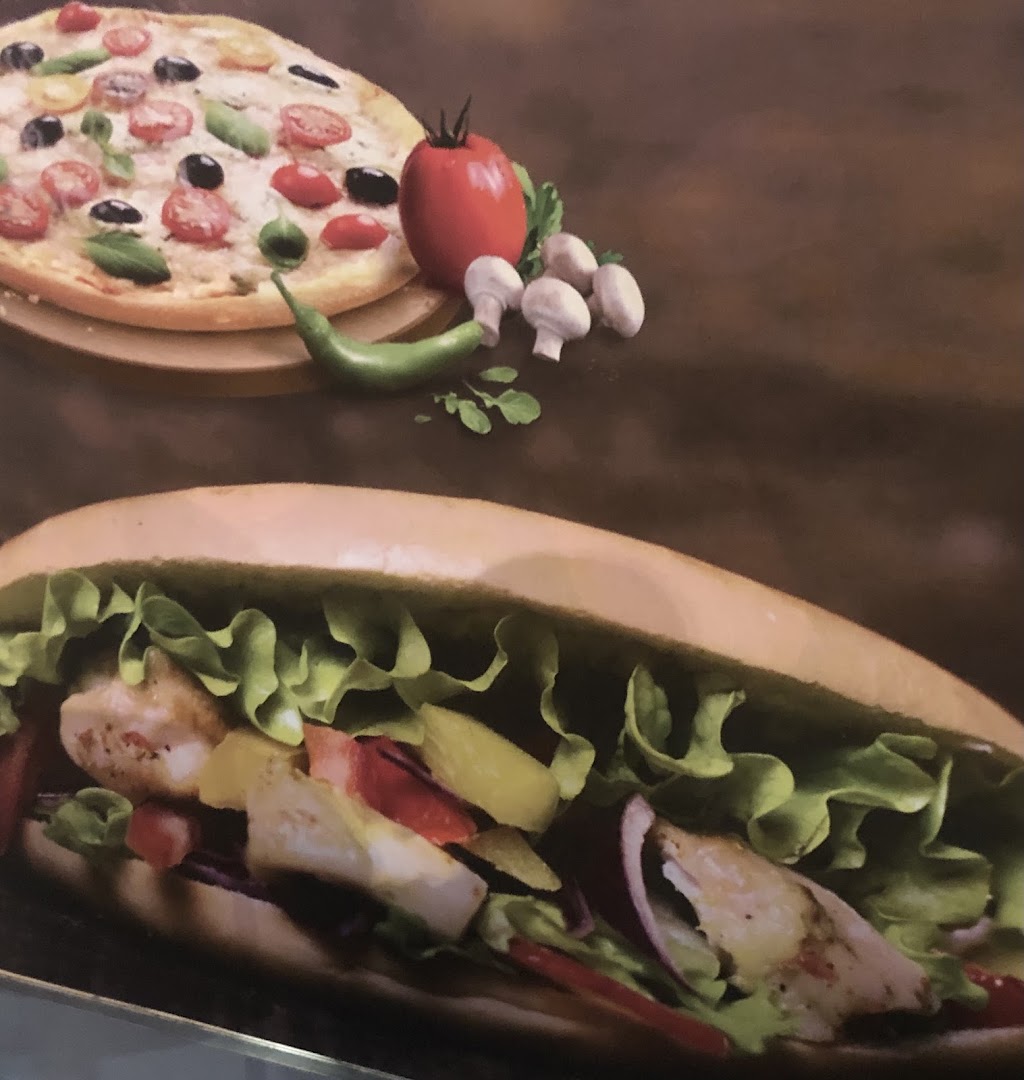 Kebab, pizza