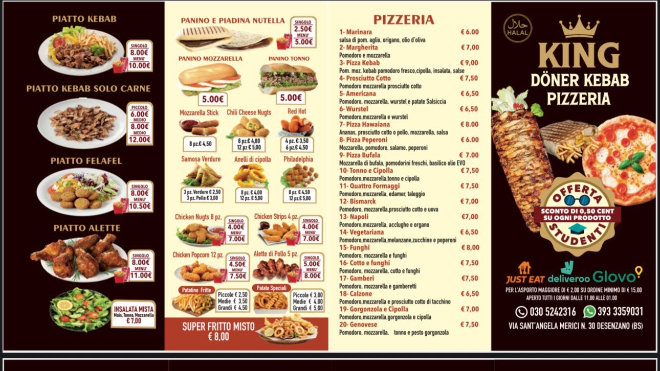 KING DONER KEBAB PIZZRIA