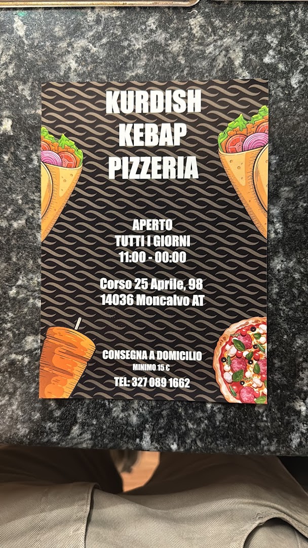 Kurdish Kebab-Pizzeria, Moncalvo