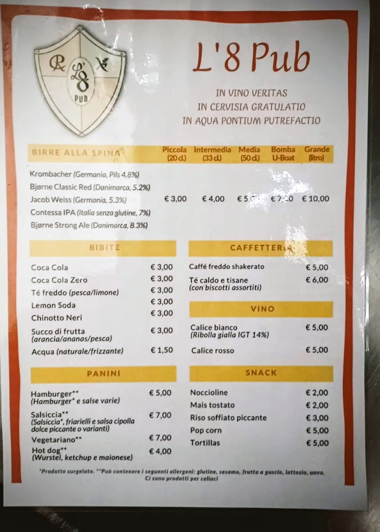 L'8 Pub, Roma