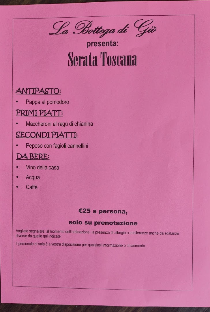 La Bottega di Gio'
