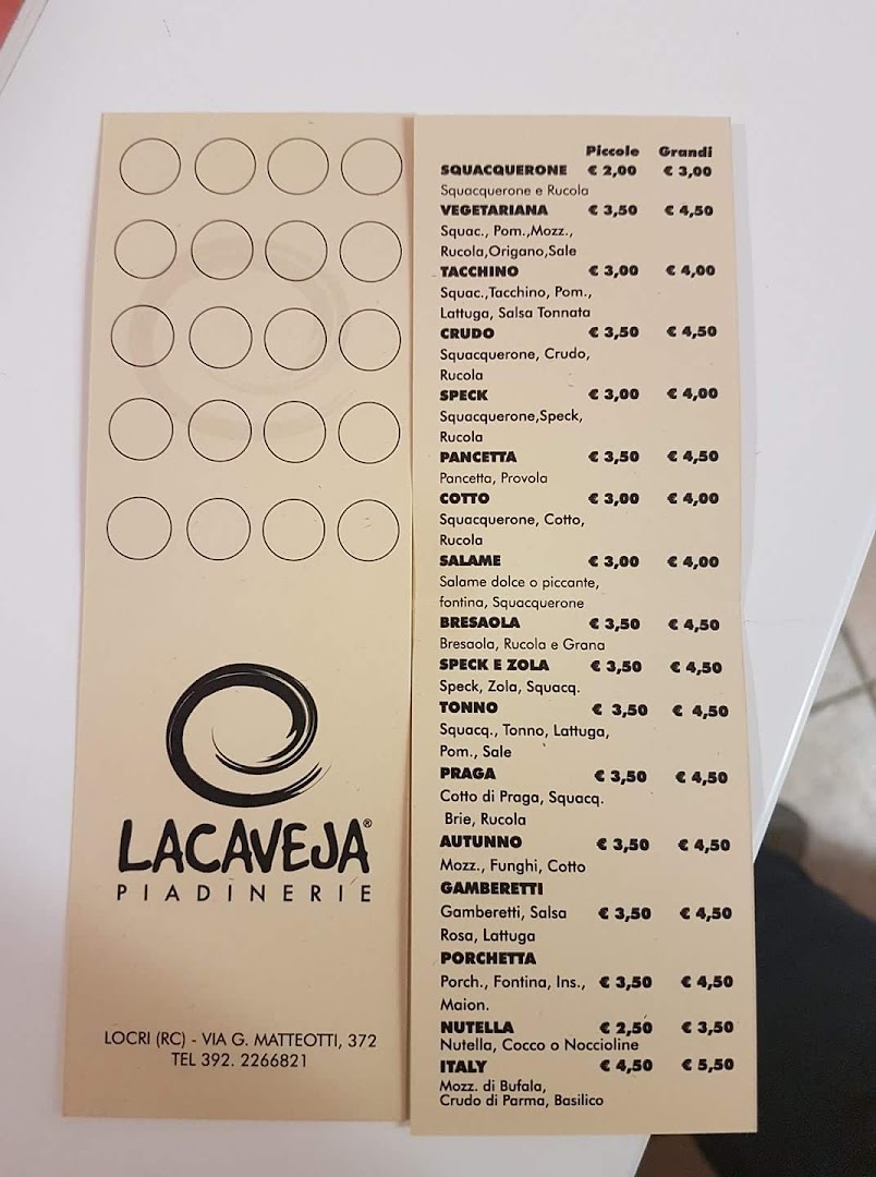 La Caveja Piadinerie
