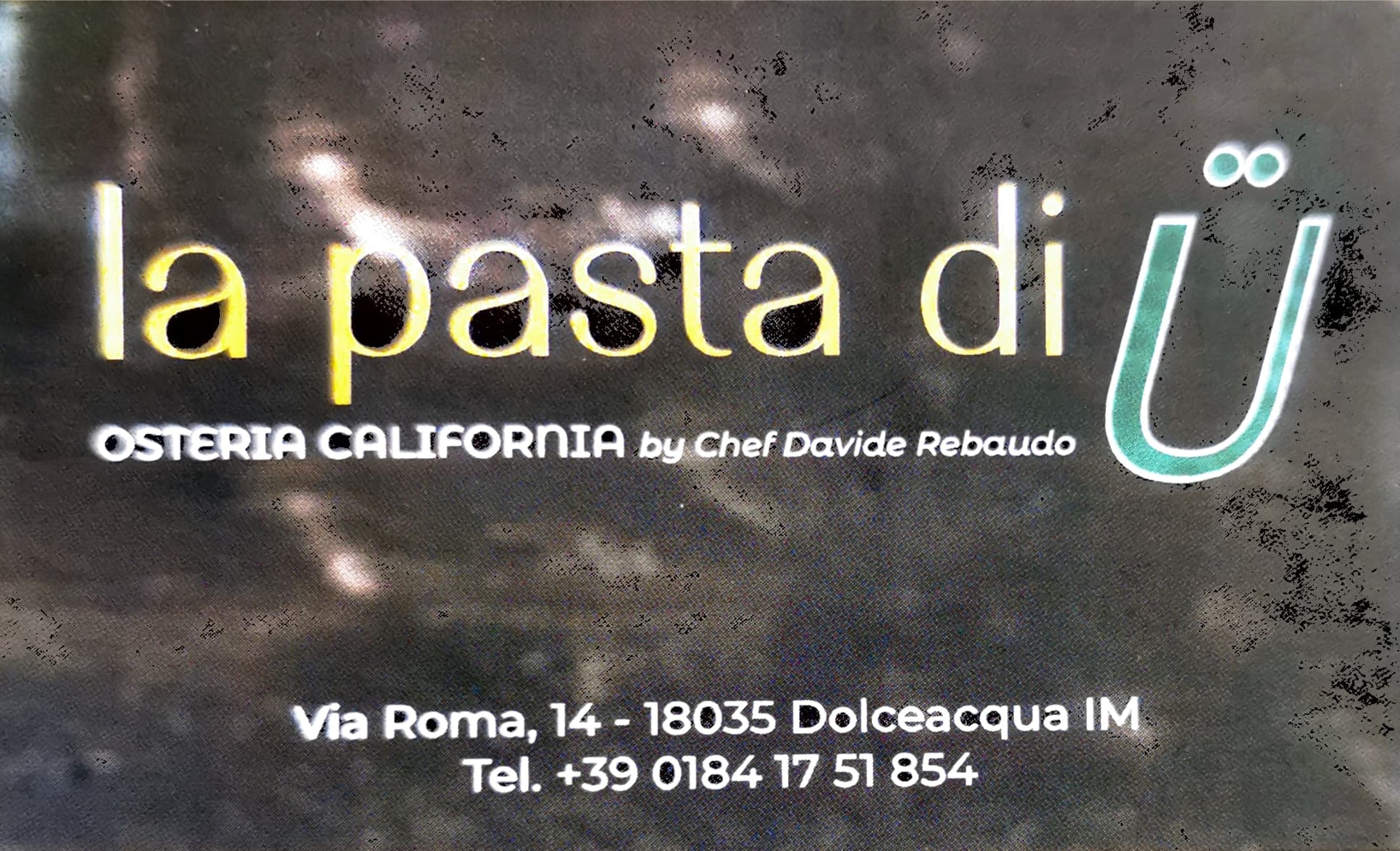 La pasta di U, Dolceacqua