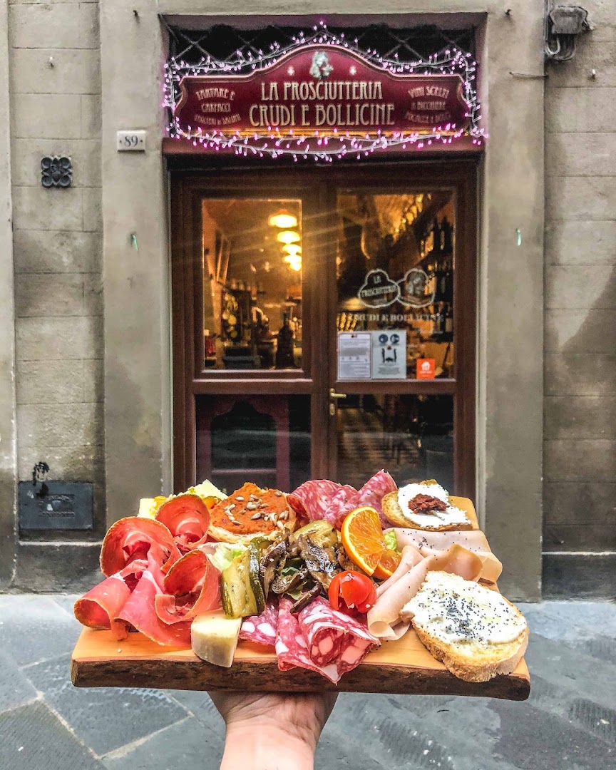 La Prosciutteria Crudi e Bollicine Siena