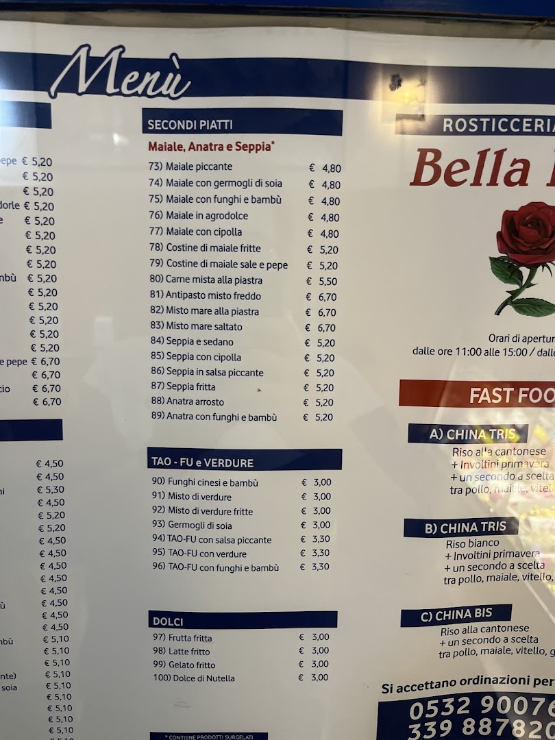 La Rosticceria Cinese Bella Rosa Ferrara