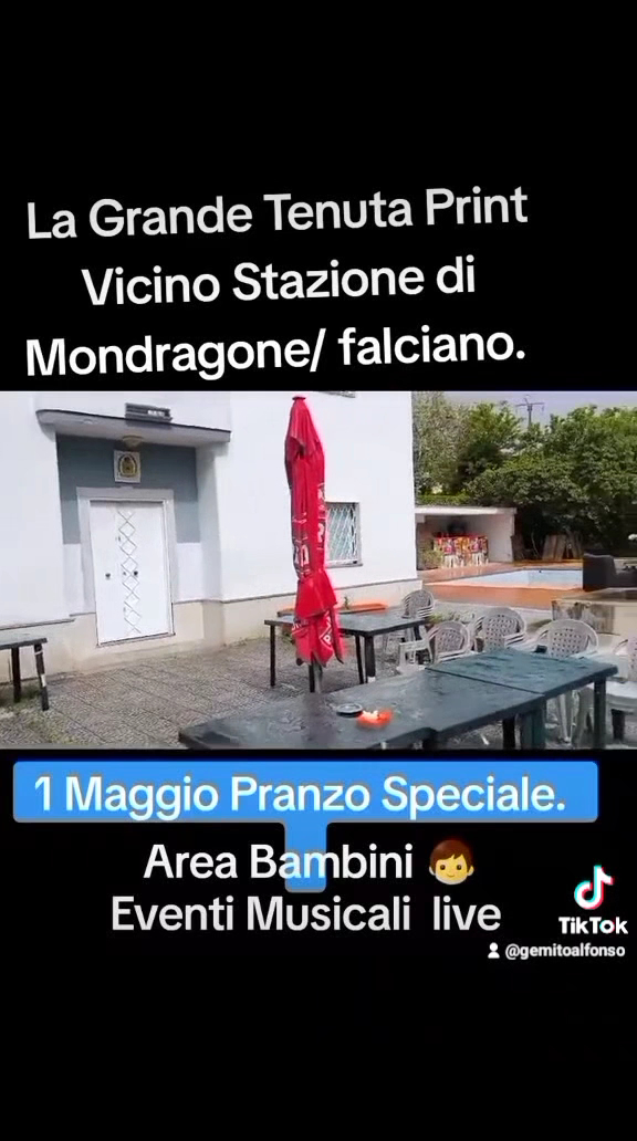 La Tenuta Print Eventi Presso Stazione Ferroviaria Falciano-Mondragone