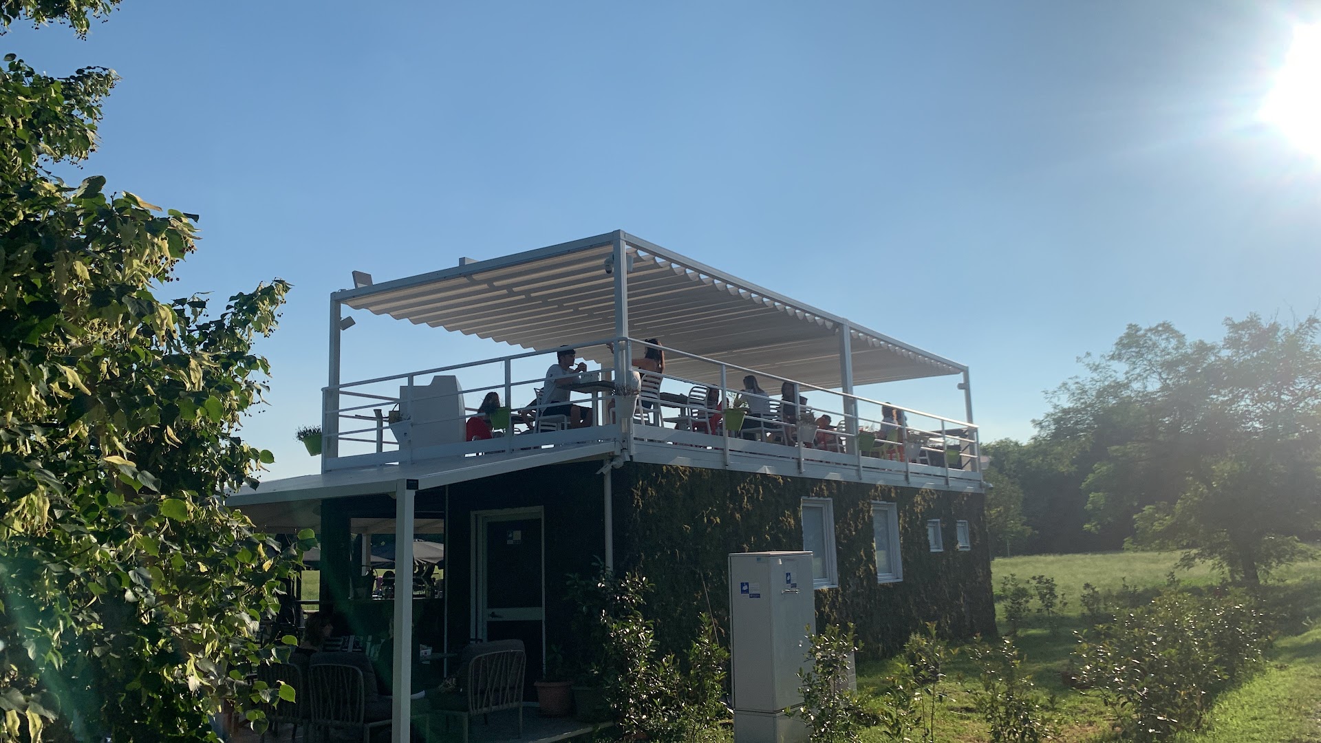 La terrazza del parco Galleana