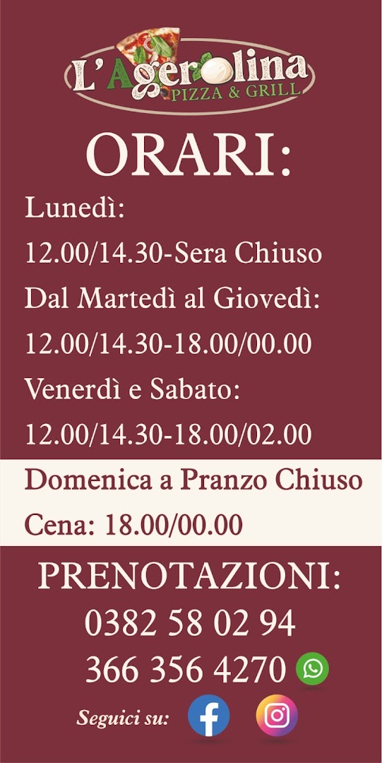 L’Agerolina Pizza & Grill