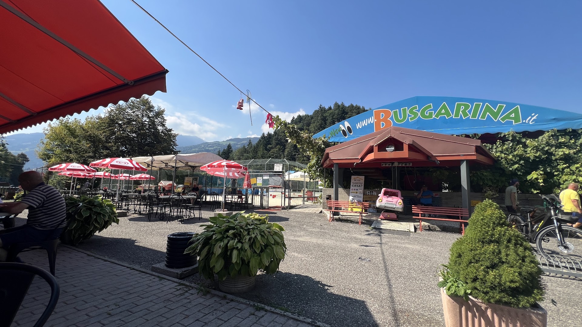 Lago per cani Bar Busgarina area camper