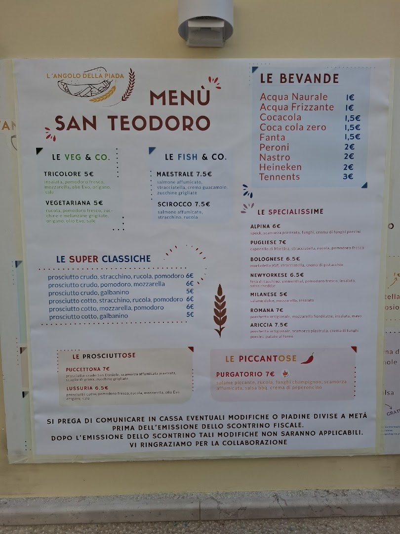 L'angolo della Piada - Brindisi