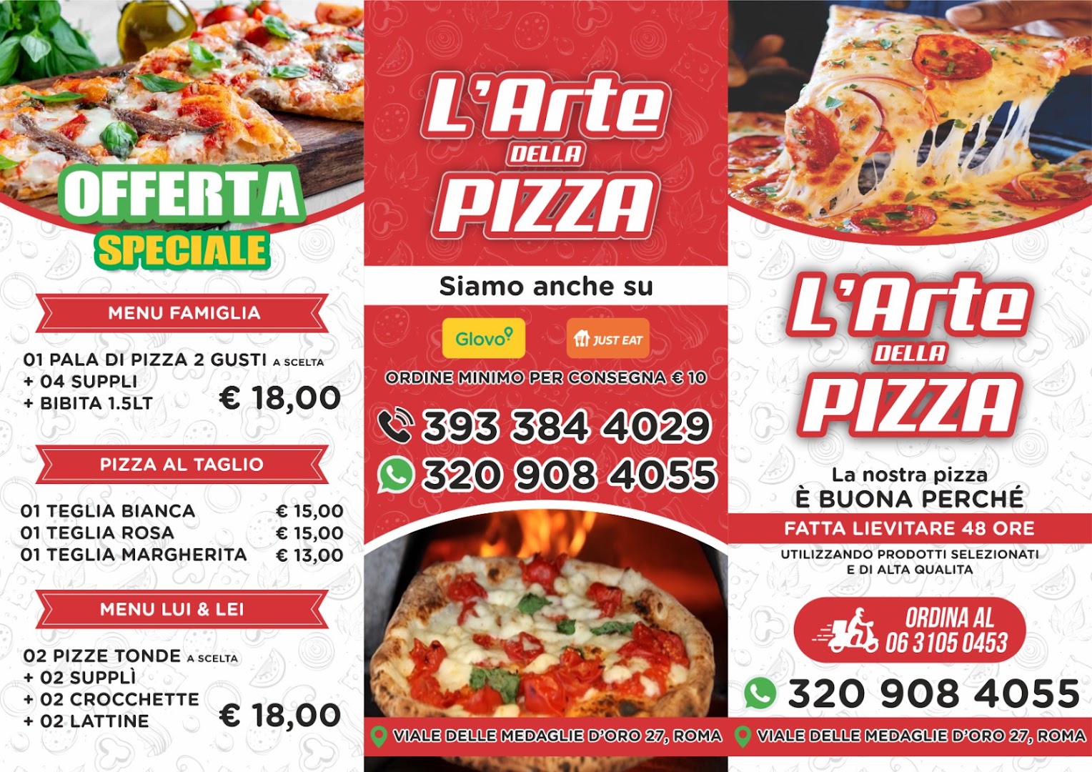 L'arte della pizza cipro, Roma