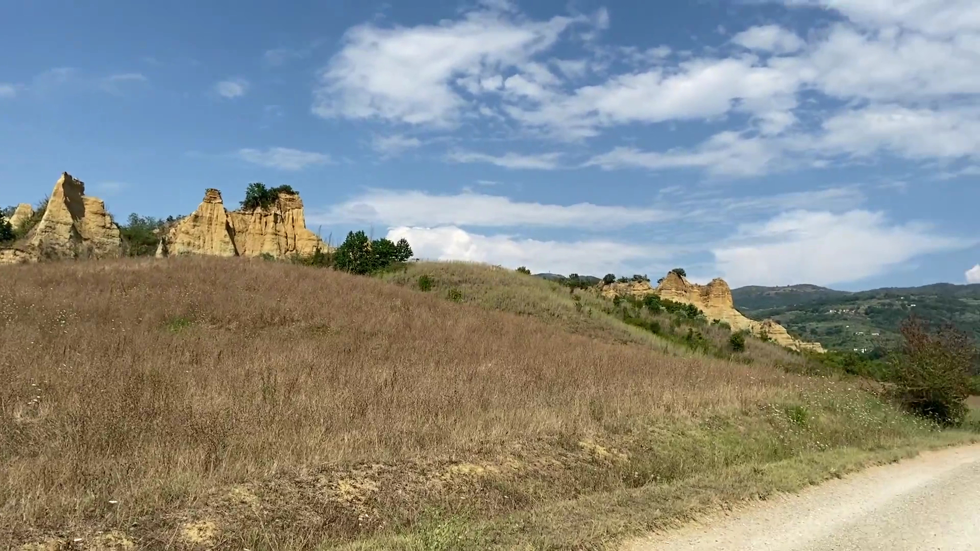 Le balze dell'acqua zolfina