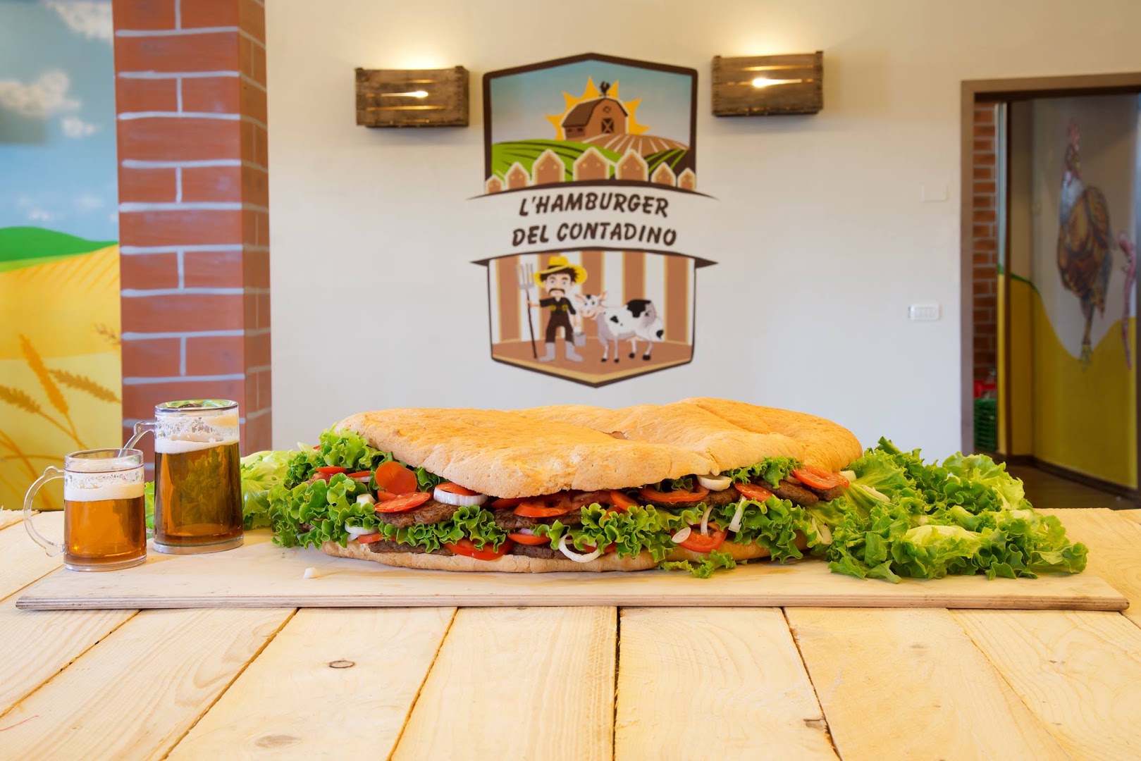 L'hamburger del contadino, Chiari