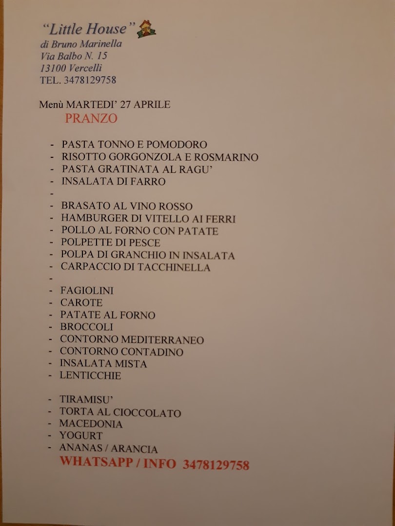Little House Tavola Calda