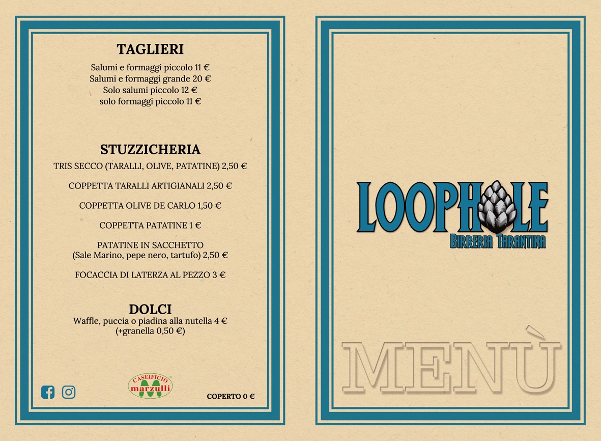 Loophole Birreria Tarantina