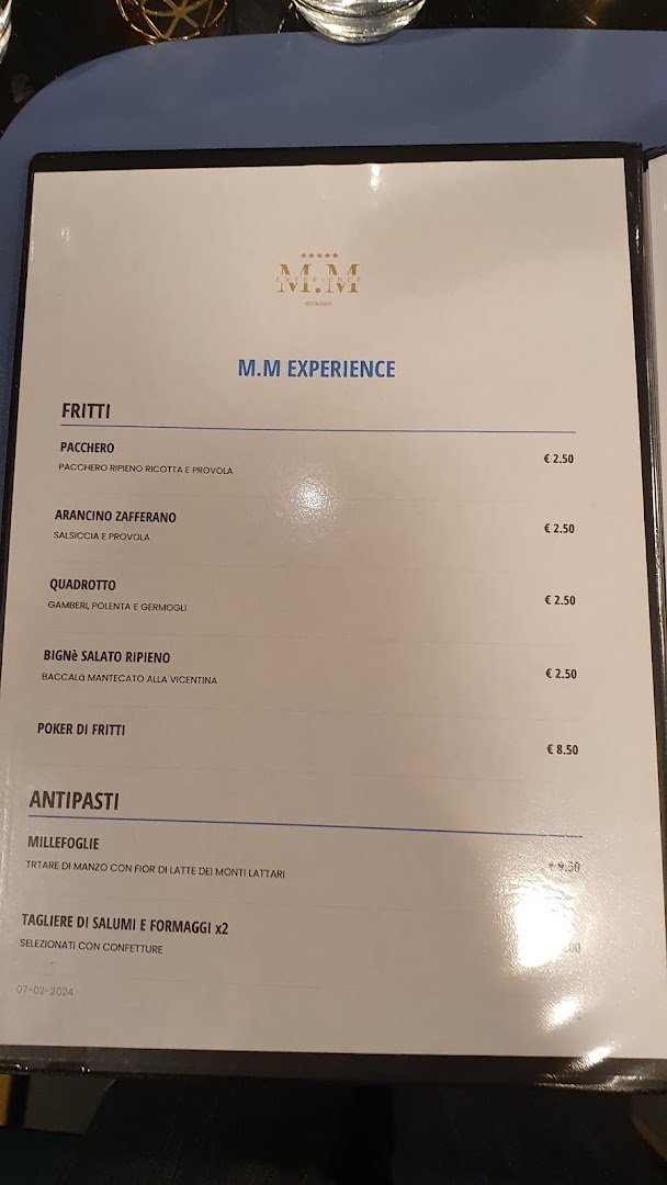 m.m.experience restaurant