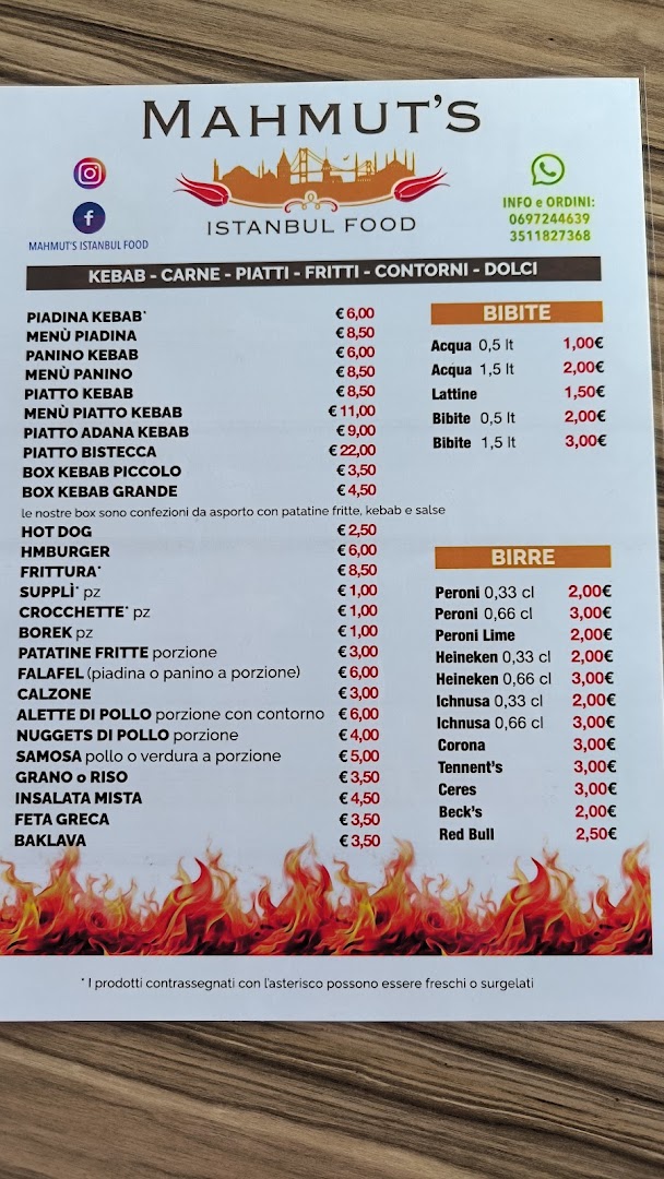 Mahmut s istanbul food, Valmontone