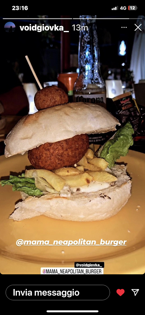 Mama neapolitan burger