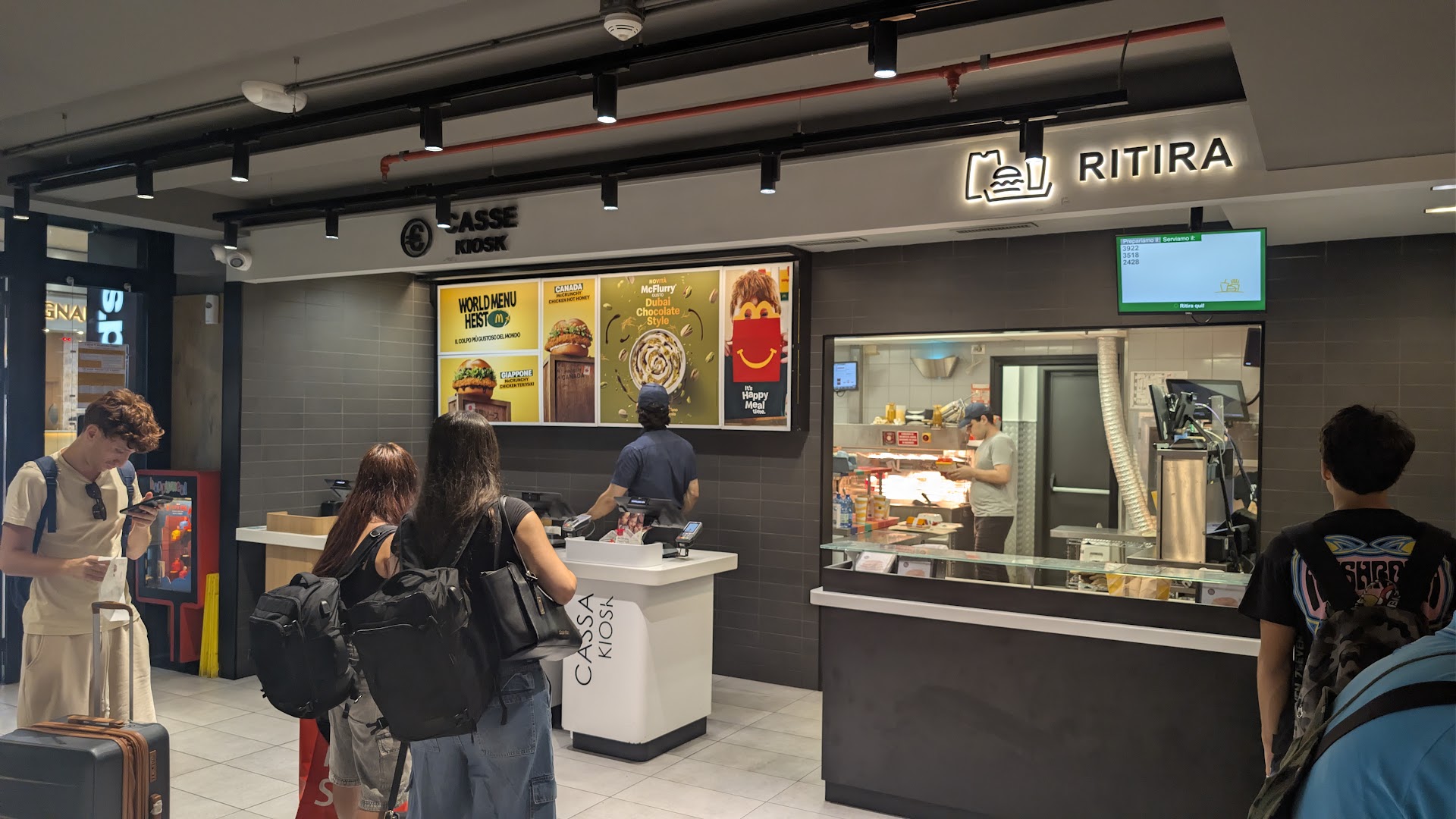 McDonald's Roma Termini Via Marsala (Binario 1)