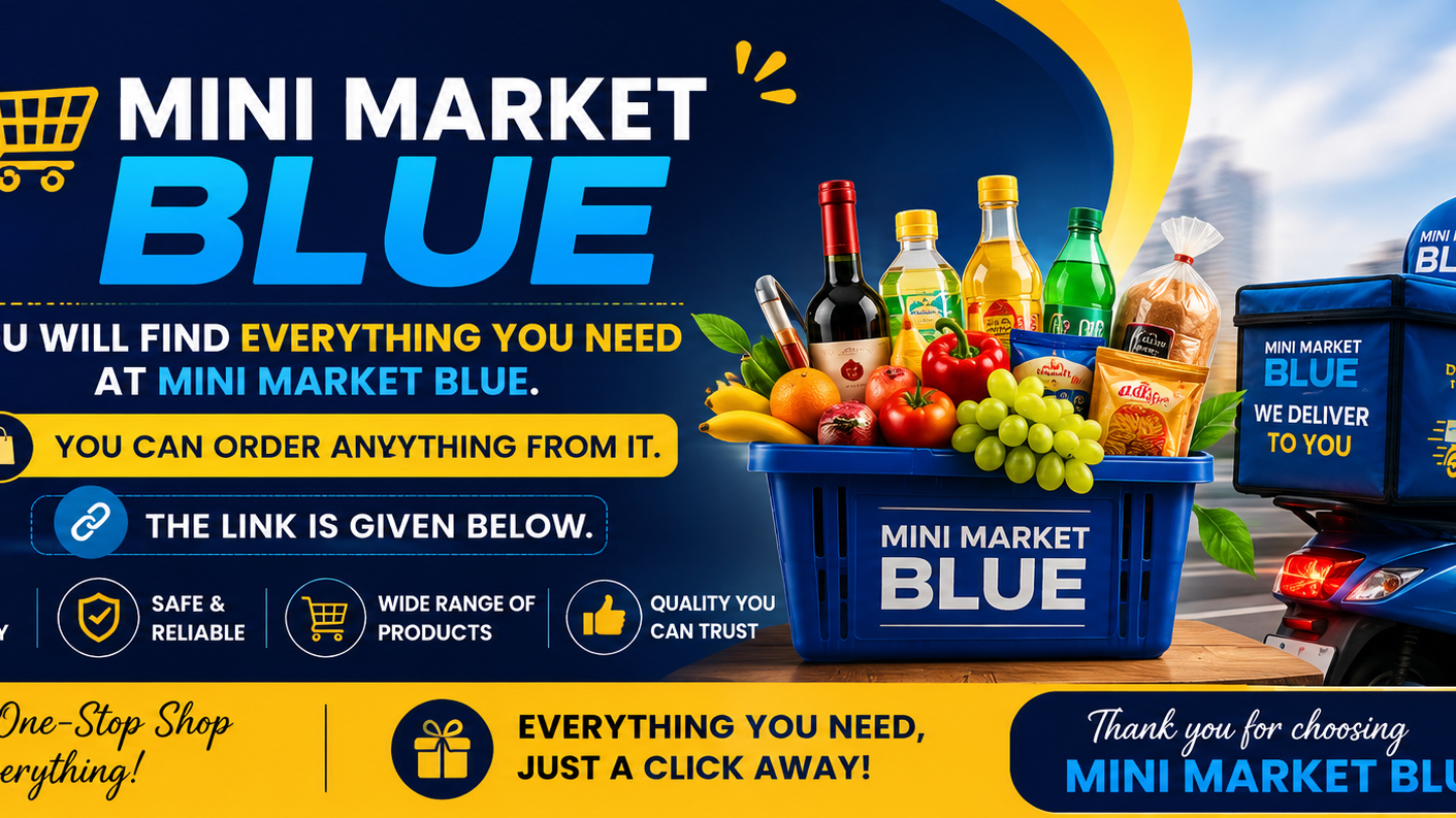 Mini Market blue