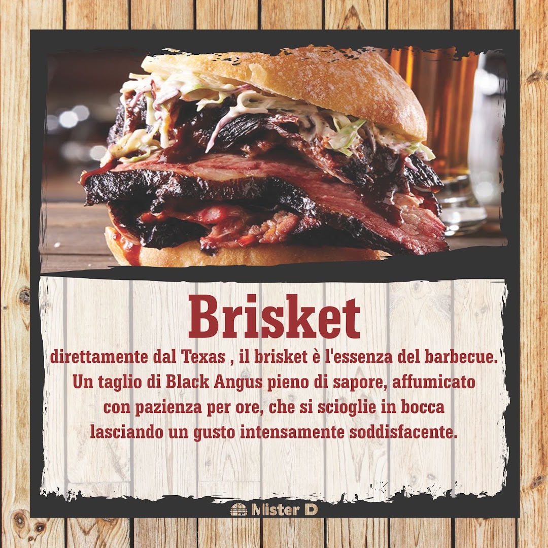 Mister D SmashBurger e Pulled Pork