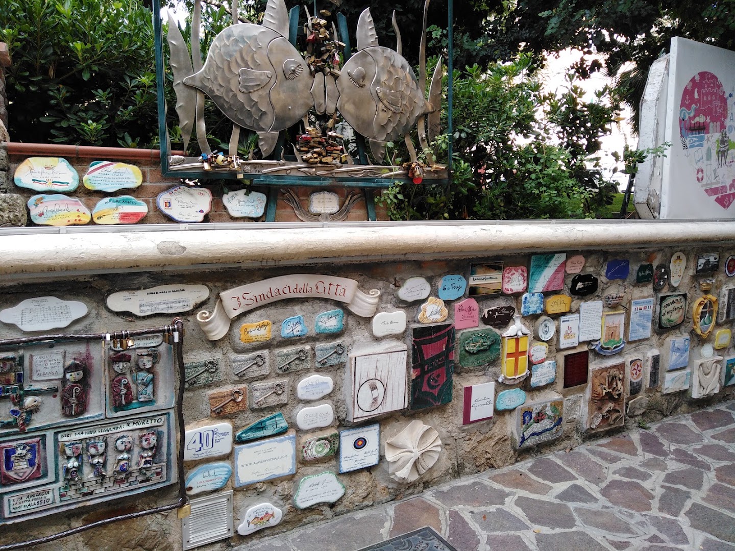 Muretto di Alassio, Alassio