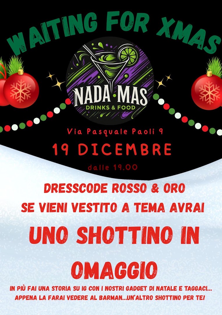 Nada Mas-Drink and Food