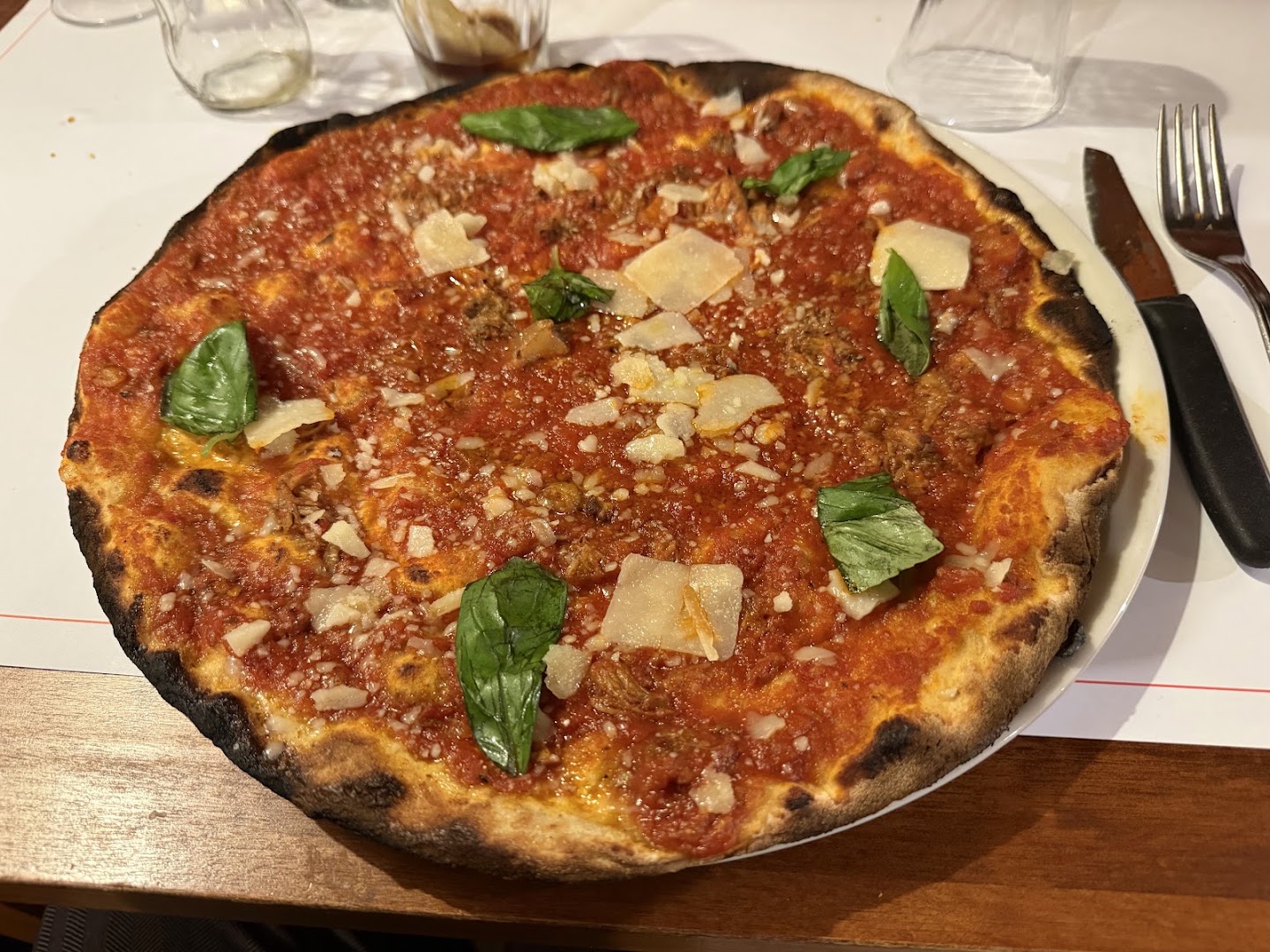 Nando in pizzeria