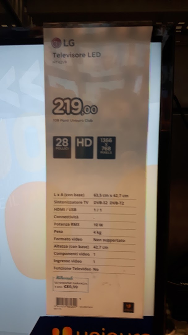 Negozio di Elettronica Unieuro