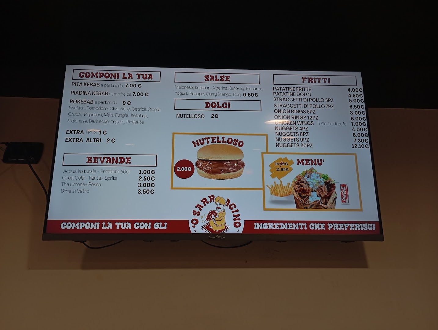 'O Sarracino Kebab All'Italiana