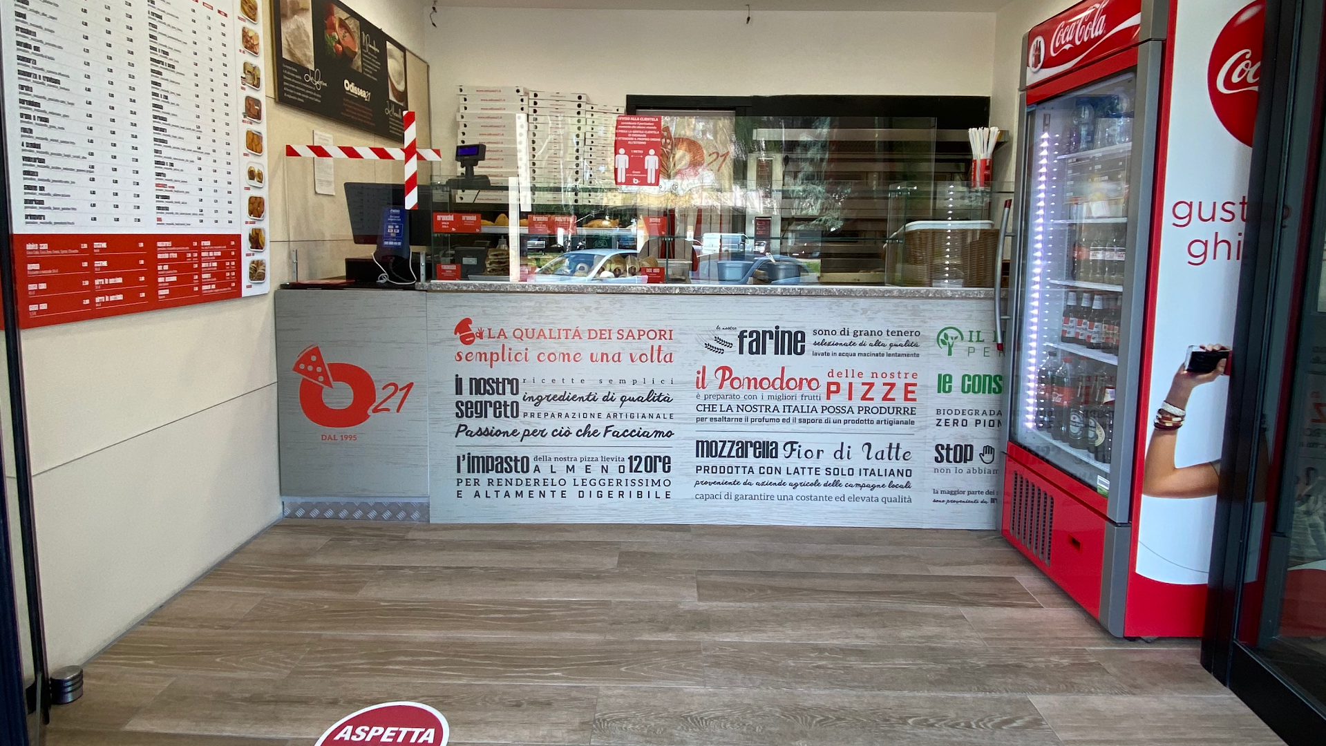 Odissea 21 pizza al trancio