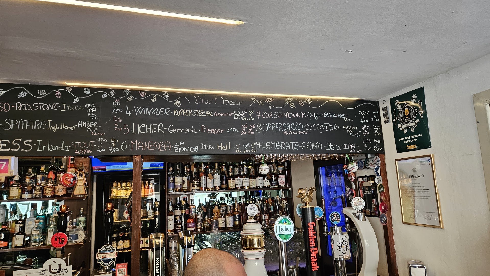 Only One Birreria beer shop