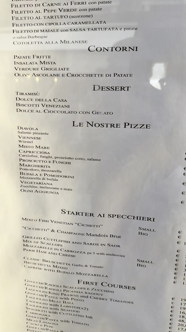 Osteria Ai Specchieri