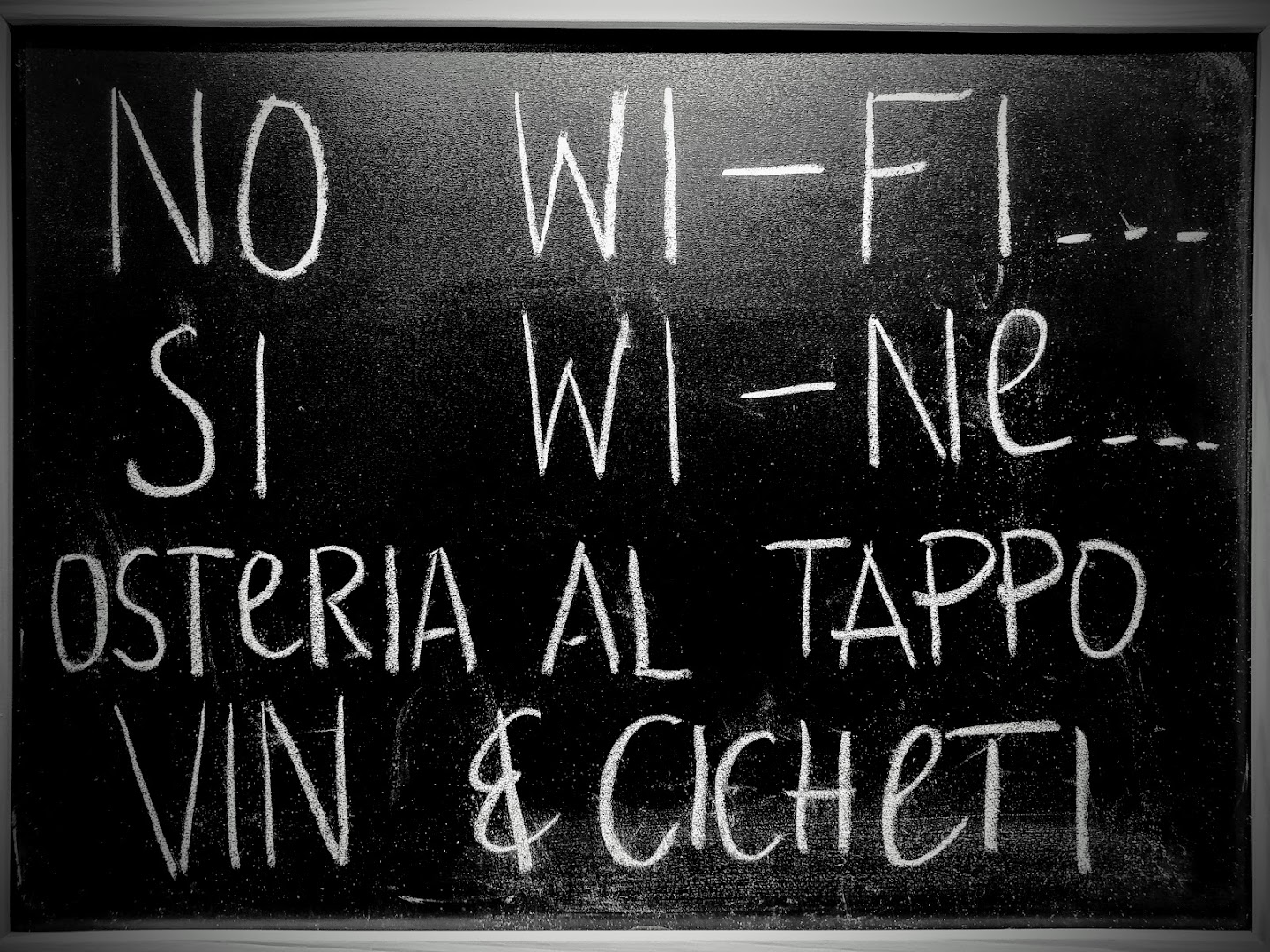 Osteria Al Tappo - Vin e Cicheti.