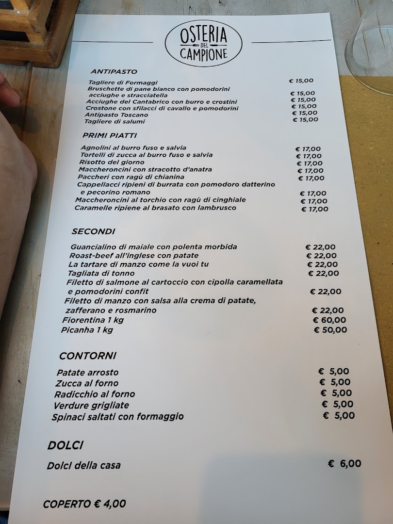 Osteria del Campione