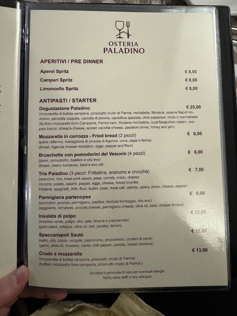 Osteria paladino