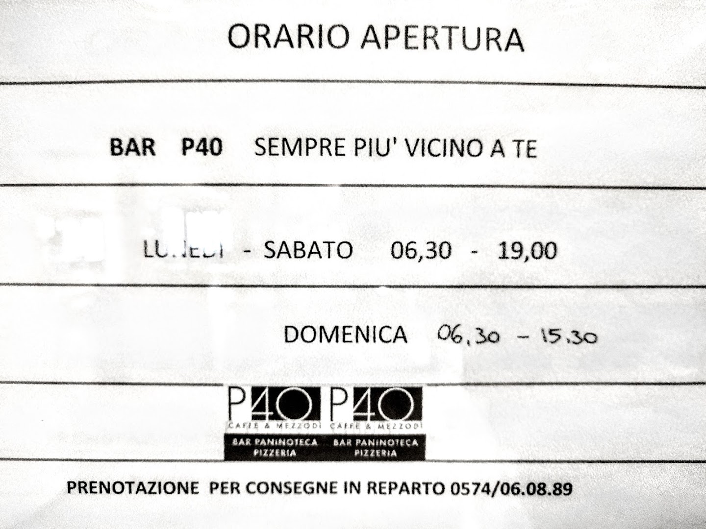 P40 Caffè E Mezzodì Nuovo Ospedale Prato