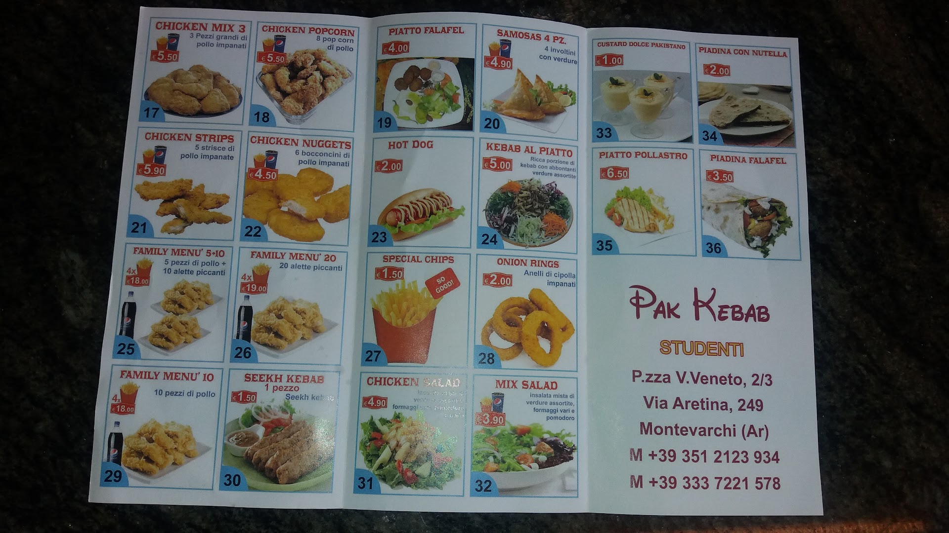 Pak Kebab e Pizza, Montevarchi