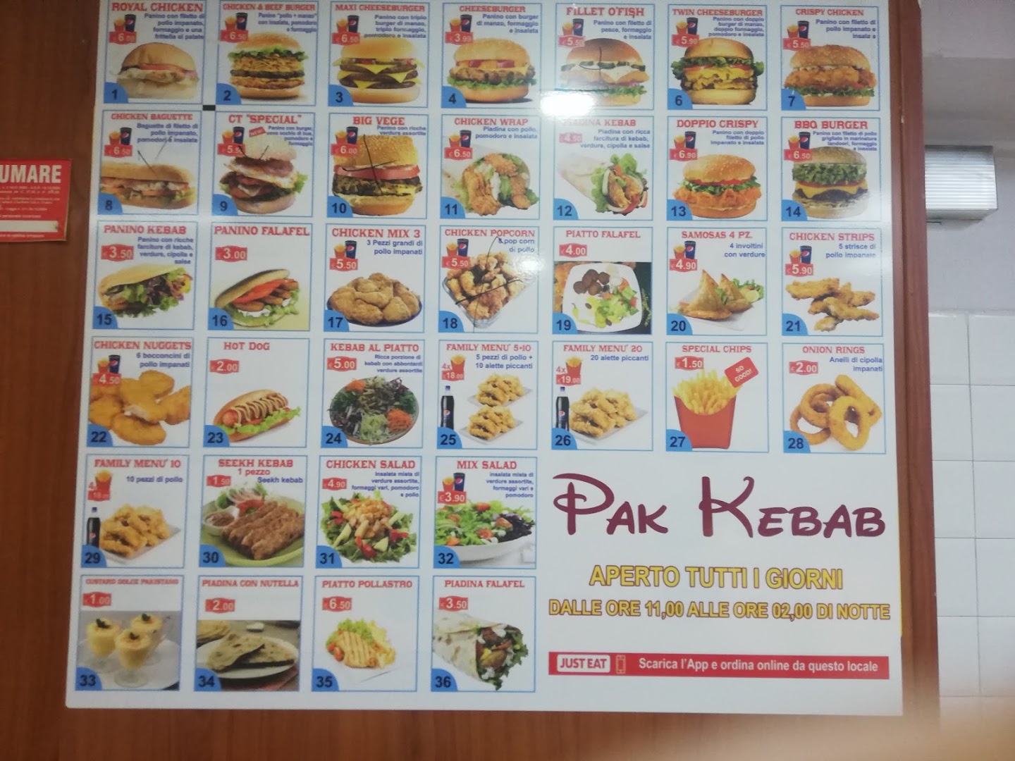 Pak kebab pizza