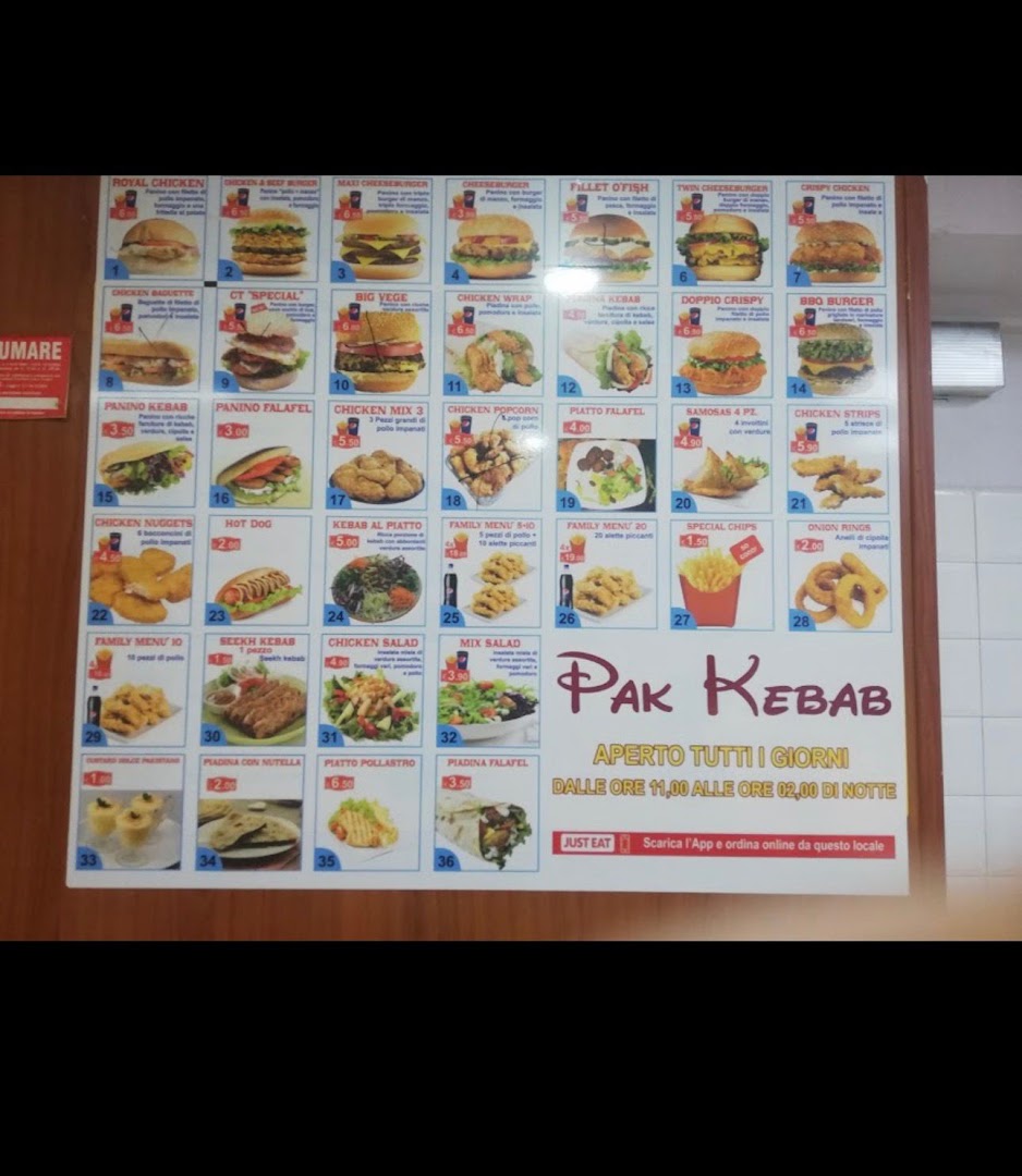 Pak kebab pizza