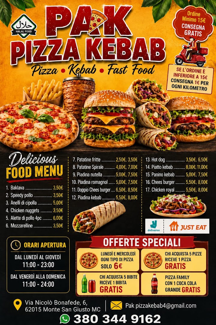 PAK pizza kebab di hayyat