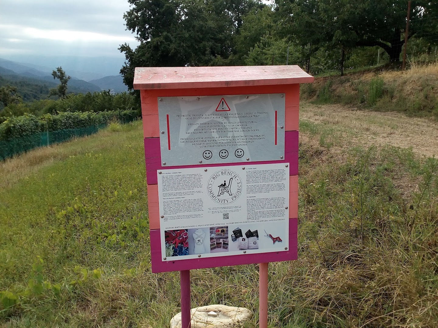 Panchina Gigante 50 - Monastero di Vasco