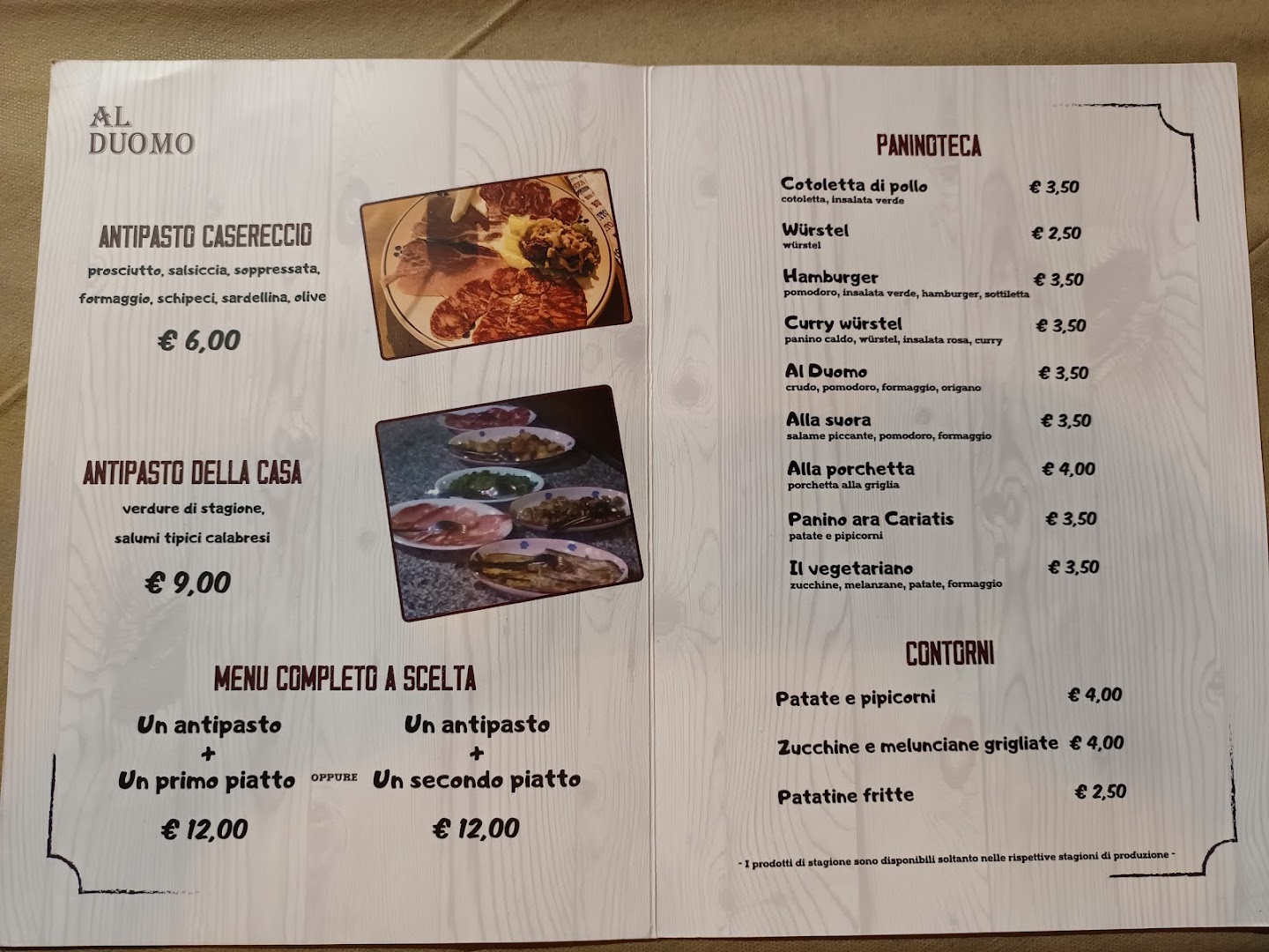 Paninoteca Tavola Calda "AL DUOMO"