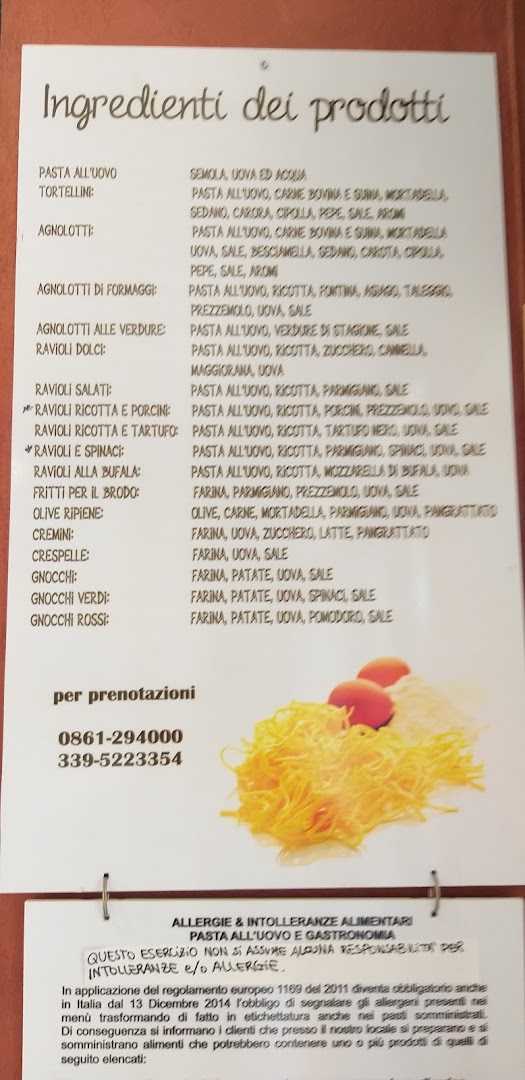 Pasta all'Uovo da Alessandra, Castellalto