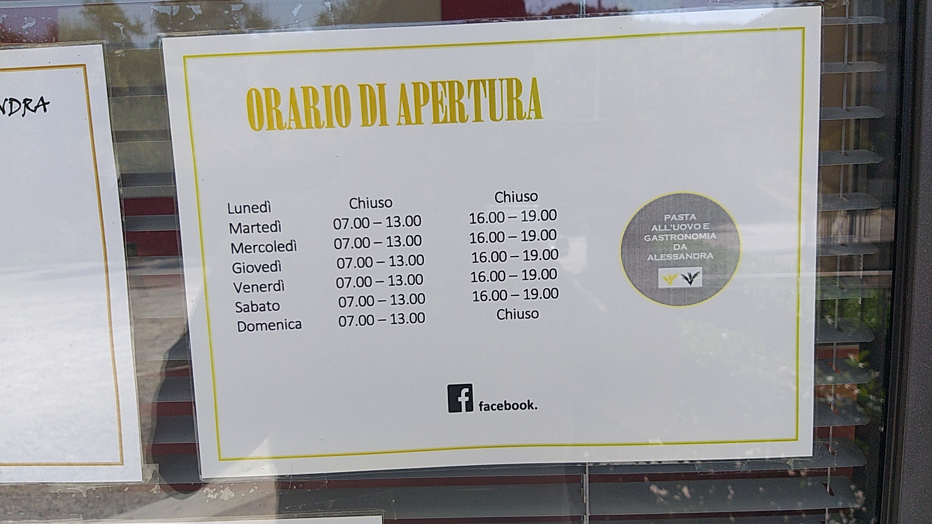 Pasta all'Uovo da Alessandra