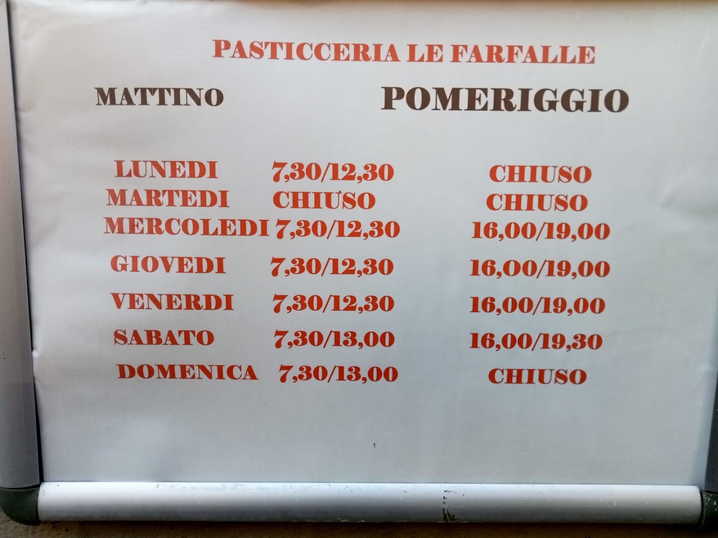 Pasticceria Le Farfalle, Mantova