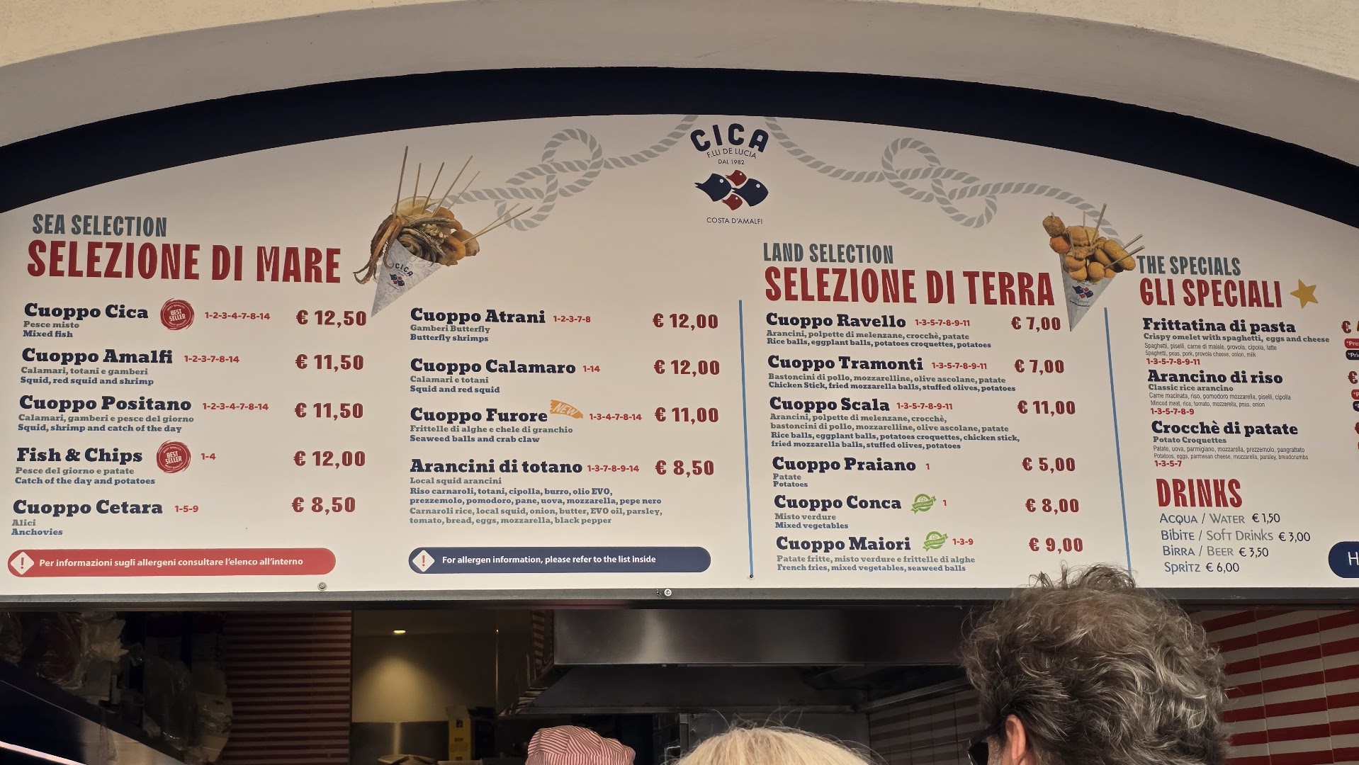Pescheria CICA con Cucina Amalfi