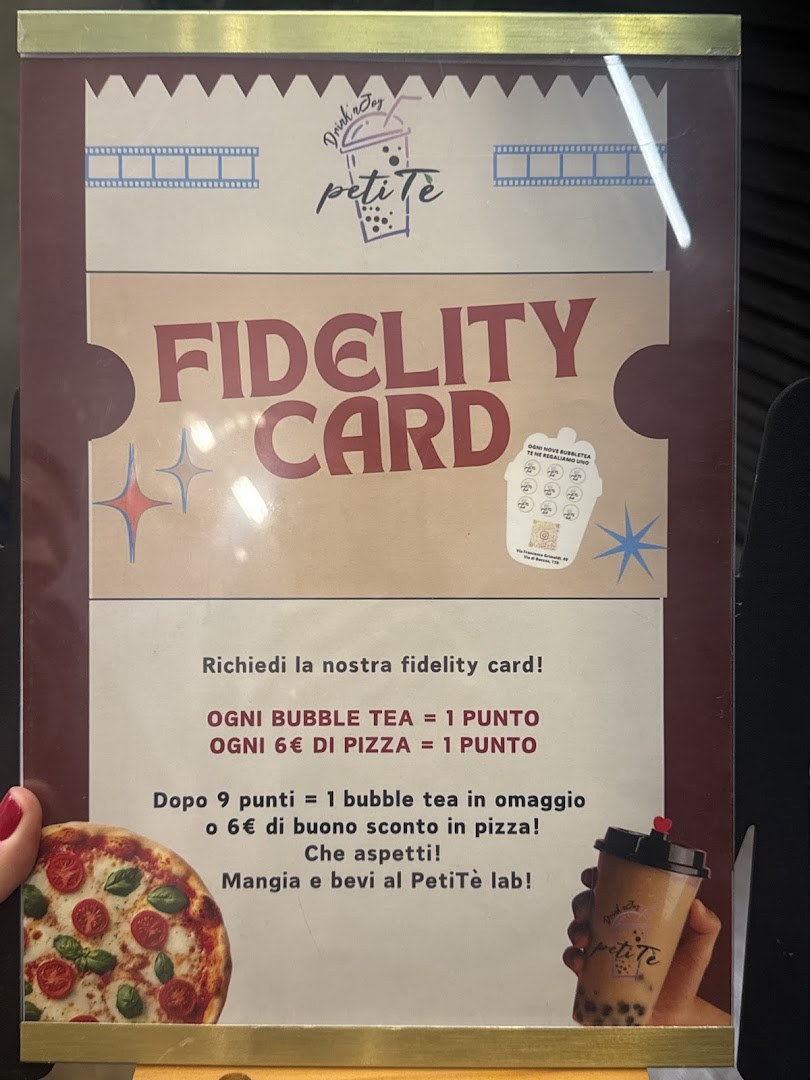 PetiTè Lab - Bubble Tea & Pizza by Scrocchio, Roma