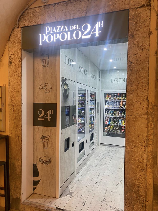 Piazza Del Popolo 24H | Distribtuori Automatici | Acqua, Caffè, Bevande, Snack