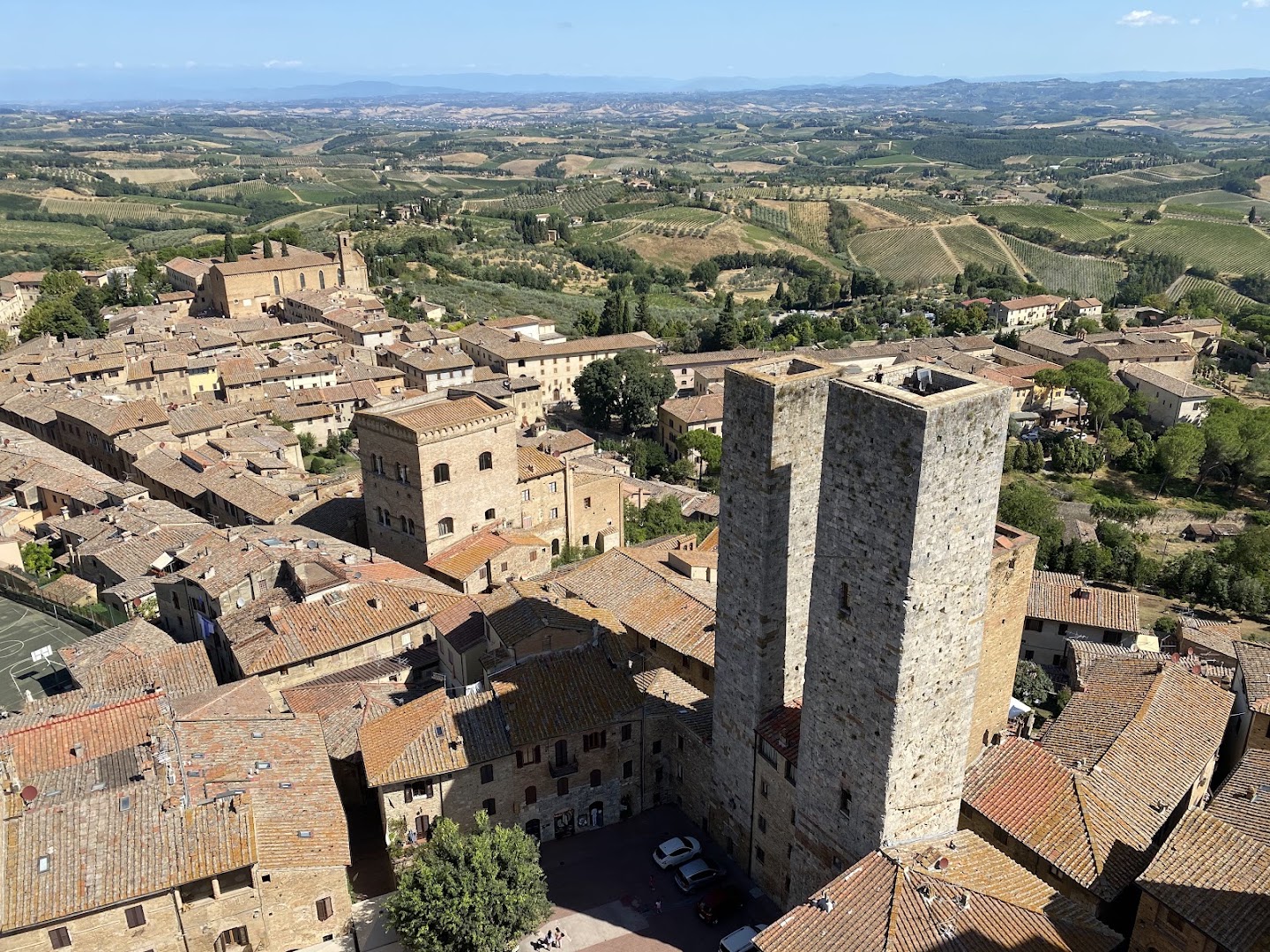 Piazza della Cisterna - San Gimignano